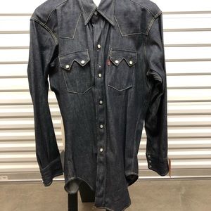 Levi’s Vintage Denim Sawtooth pearl button shirt